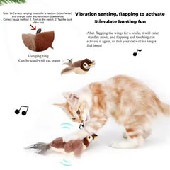 Rechargeable Chirping Bird Cat Toy