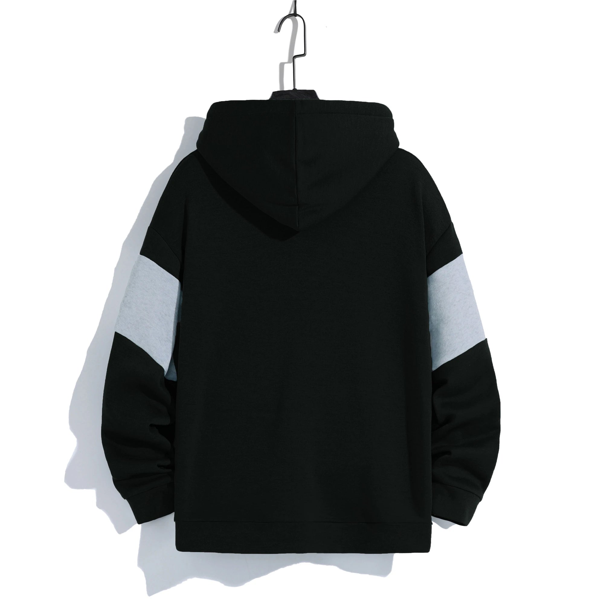 Men's patchwork color hoodie light fleece hoodie long sleeve hoodie sports hoodie