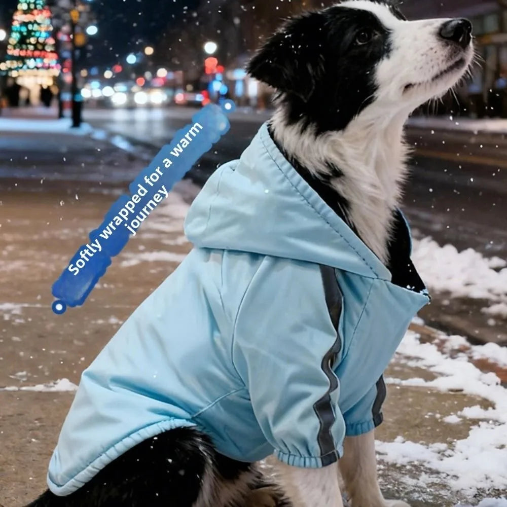 Windproof Reflective Winter Dog Coat