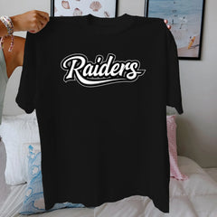 Raiders Bold Script Graphic Cotton T-Shirt