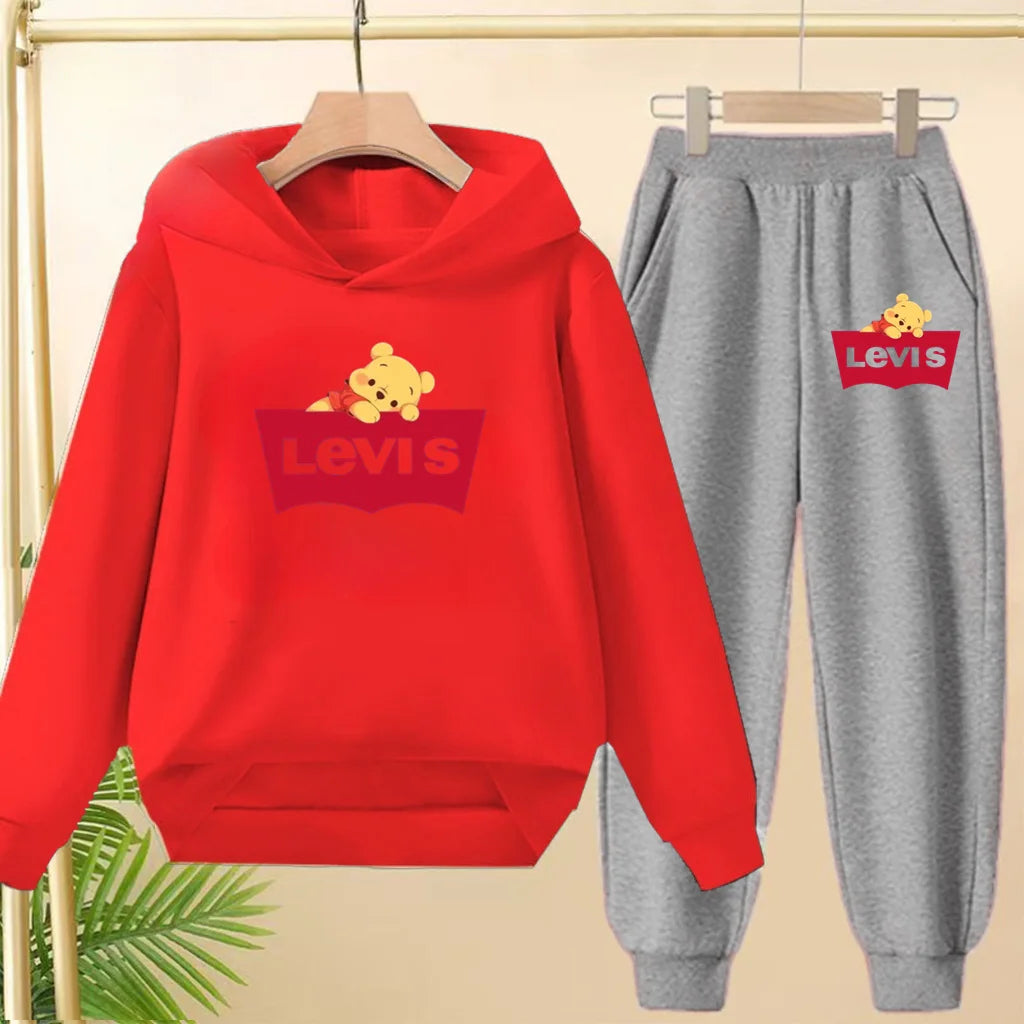 Kids Hooded Sportswear Set