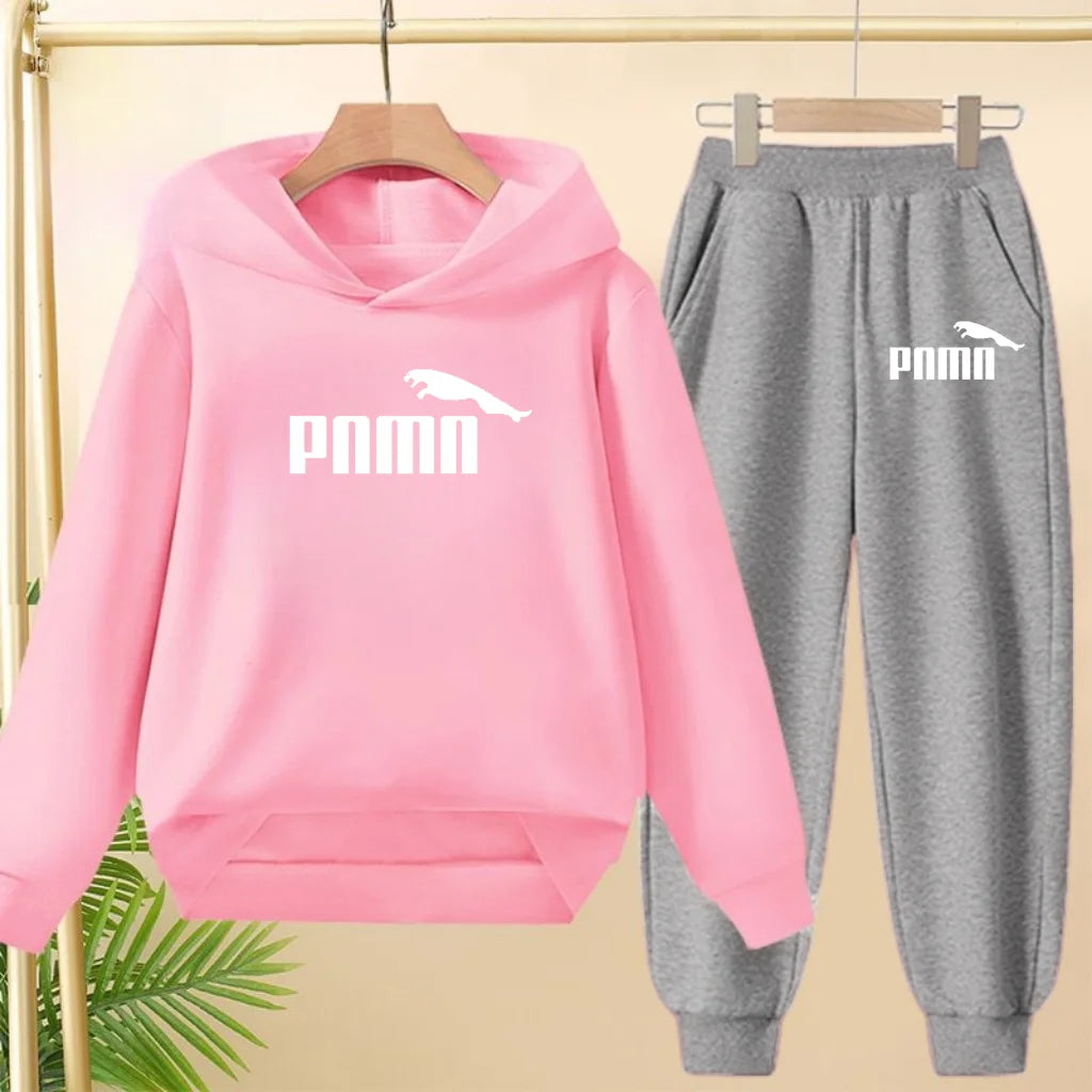 Cartoon Casual Kids Jogging Set