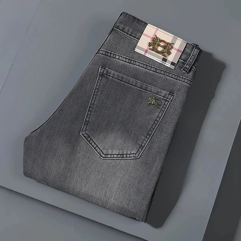 Slim Light Wash Denim Jeans