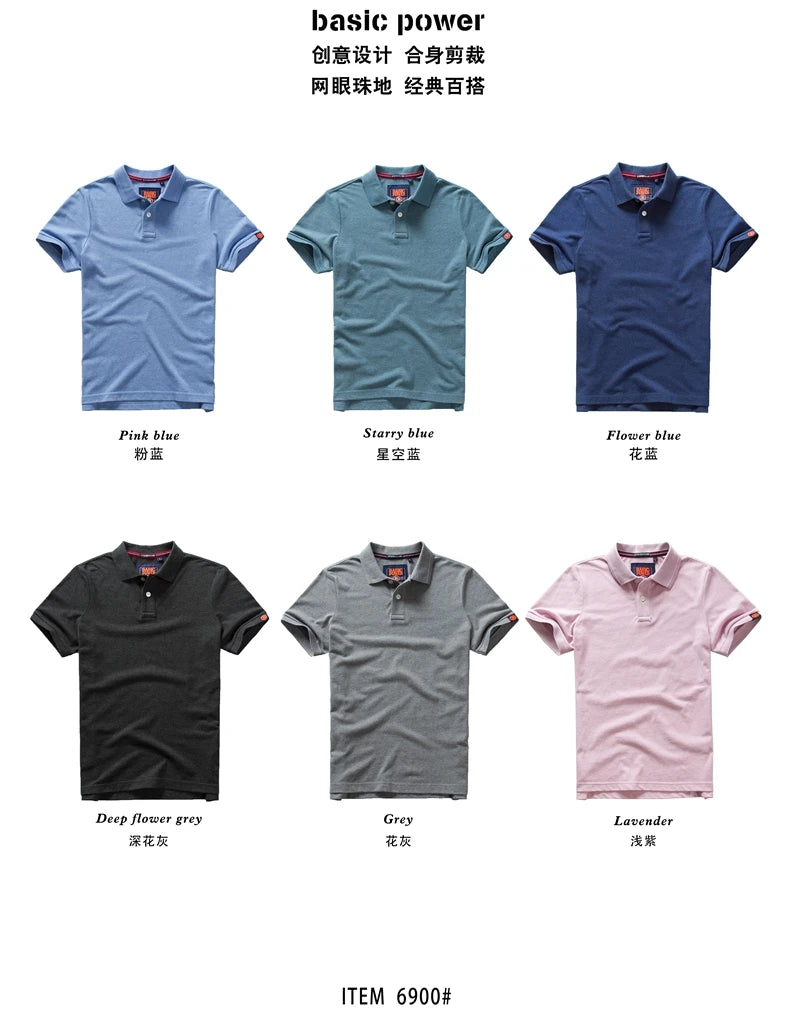 Embroidered Cotton Casual Summer Polo