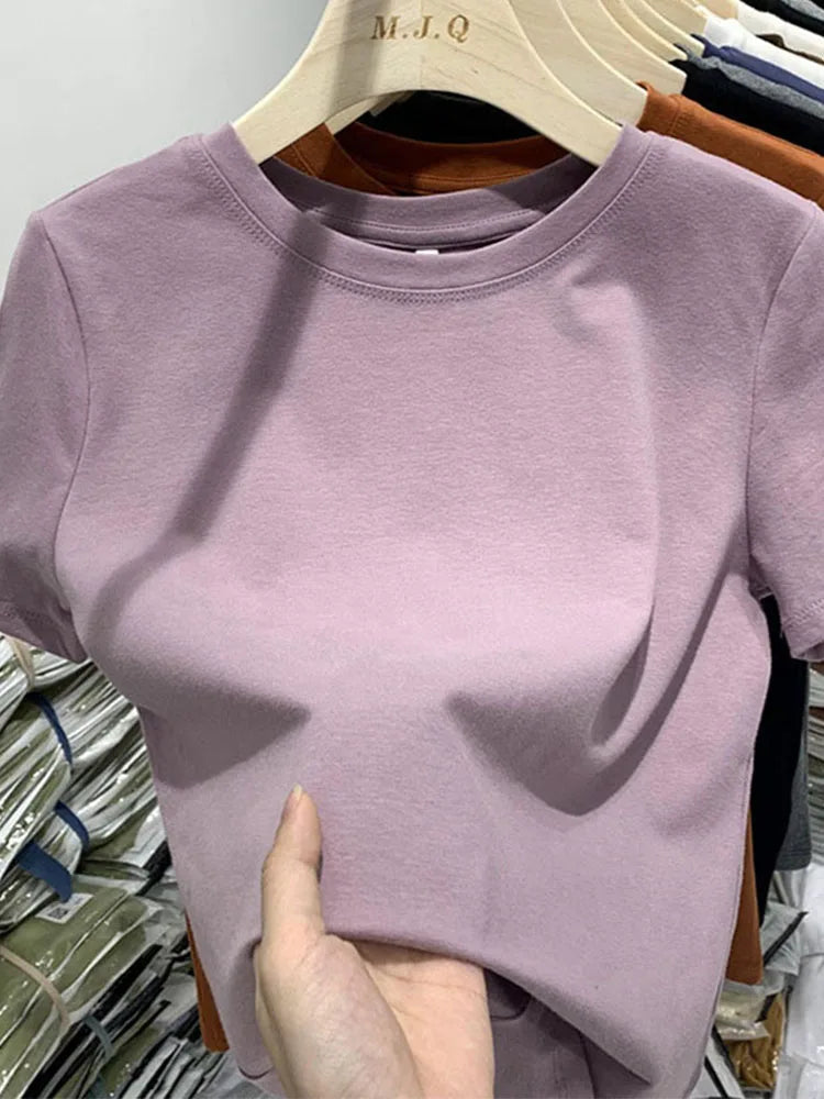 Modern Stretch Casual Summer Tee