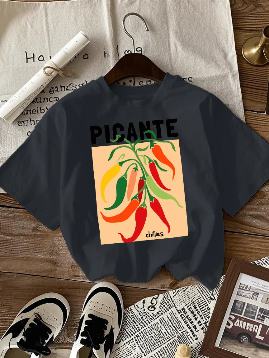 Picante Chillies Streetwear Cotton Tee