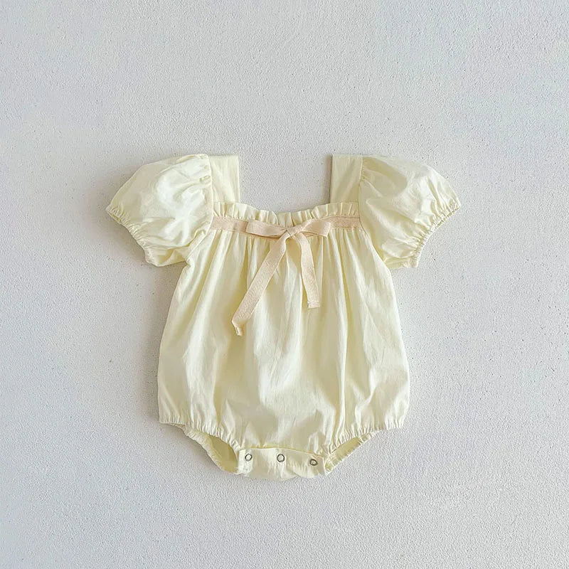 Floral Summer Baby Girl Romper