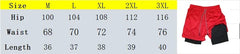 Summer Breathable Two-in-one Double-layer Shorts Men's Elastic Compression Shorts Quick-drying Multi-functional Shorts M-3XL