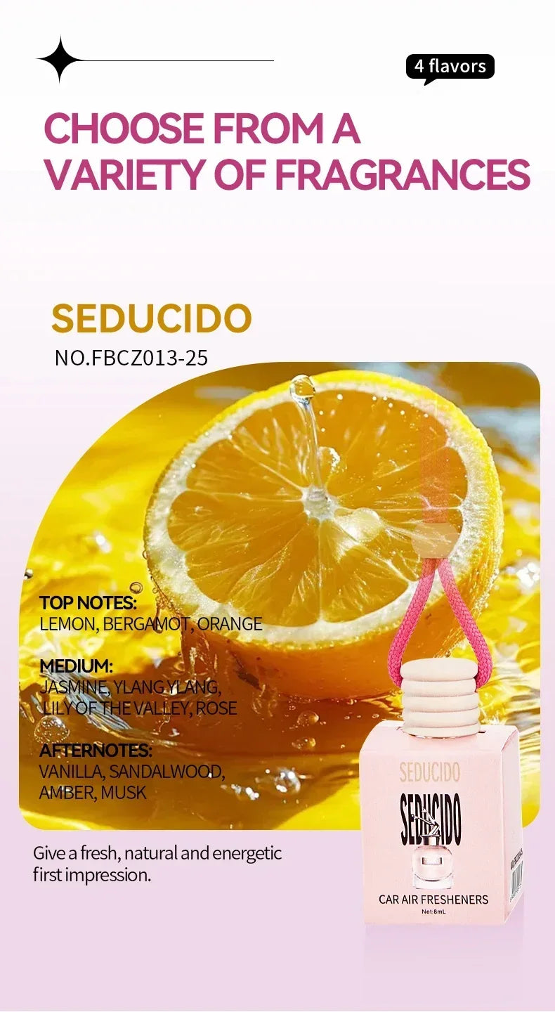 Perfume Bottle Car Perfume, Long-term Car Air Freshener, Car Perfume Used for Car Interior Accessories, Keep Charming and Fresh