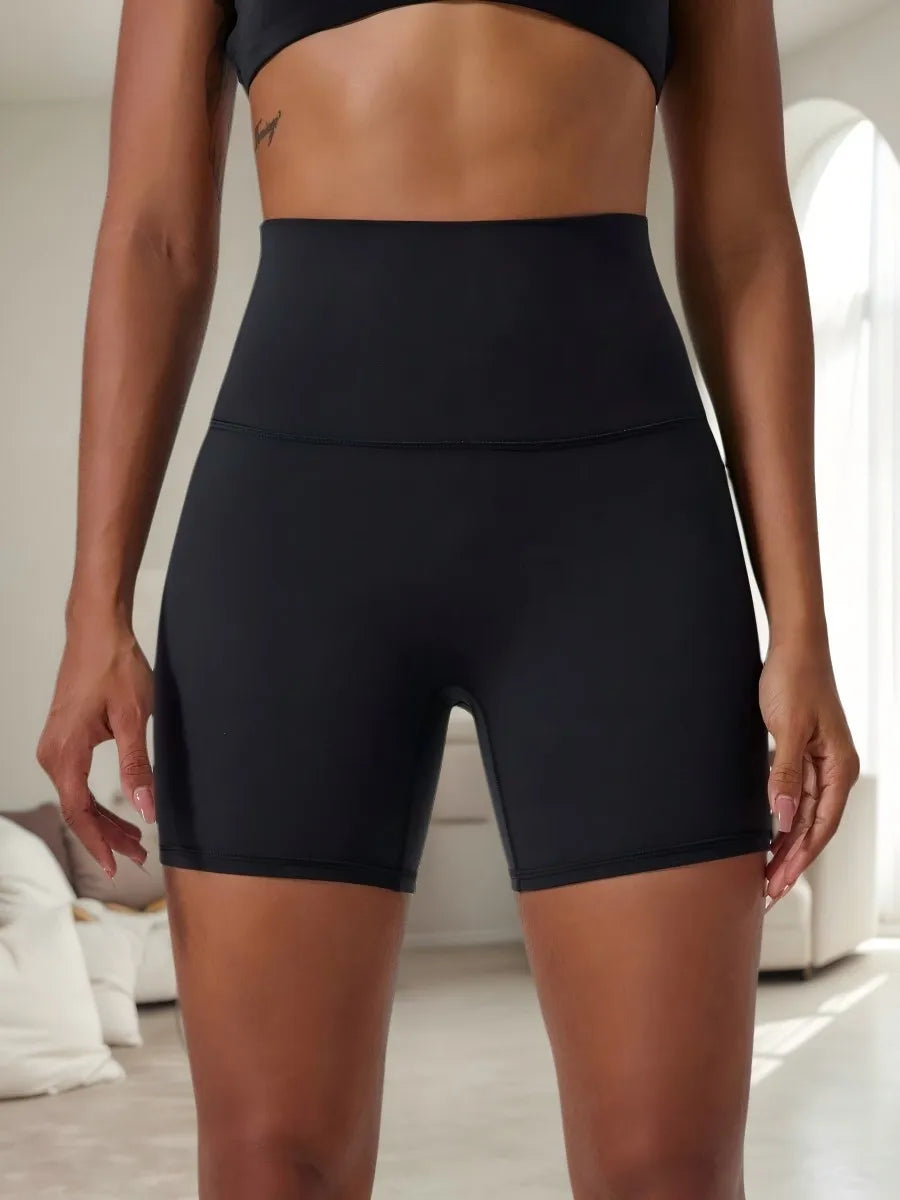Women'S High-Waisted Stretchy Shorts - Slimming Summer Workout Shorts, Sexy Butt-Lifting Design, Casual and Versatile Styl