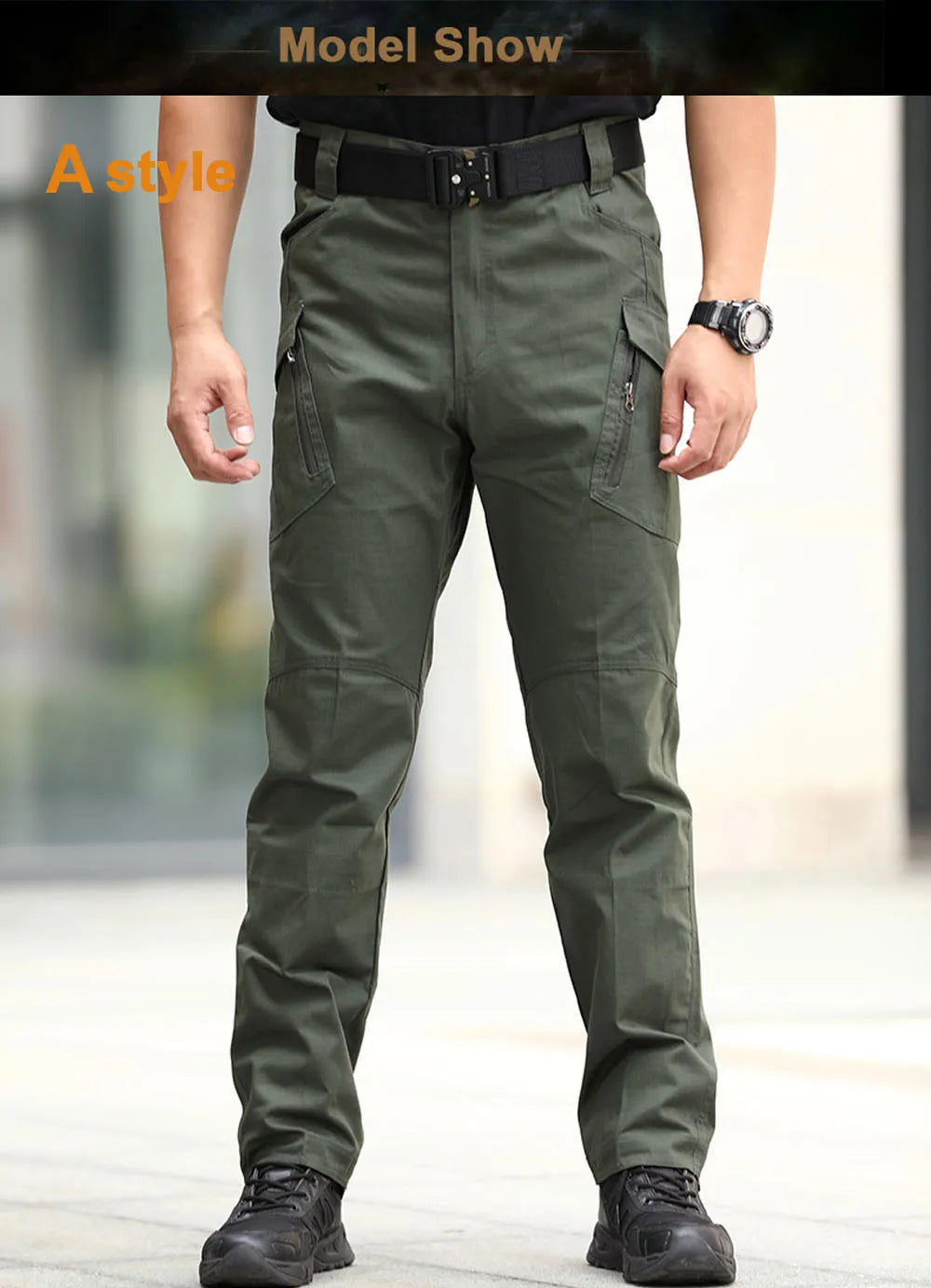 Classic Tactical Cargo Jogger Pants