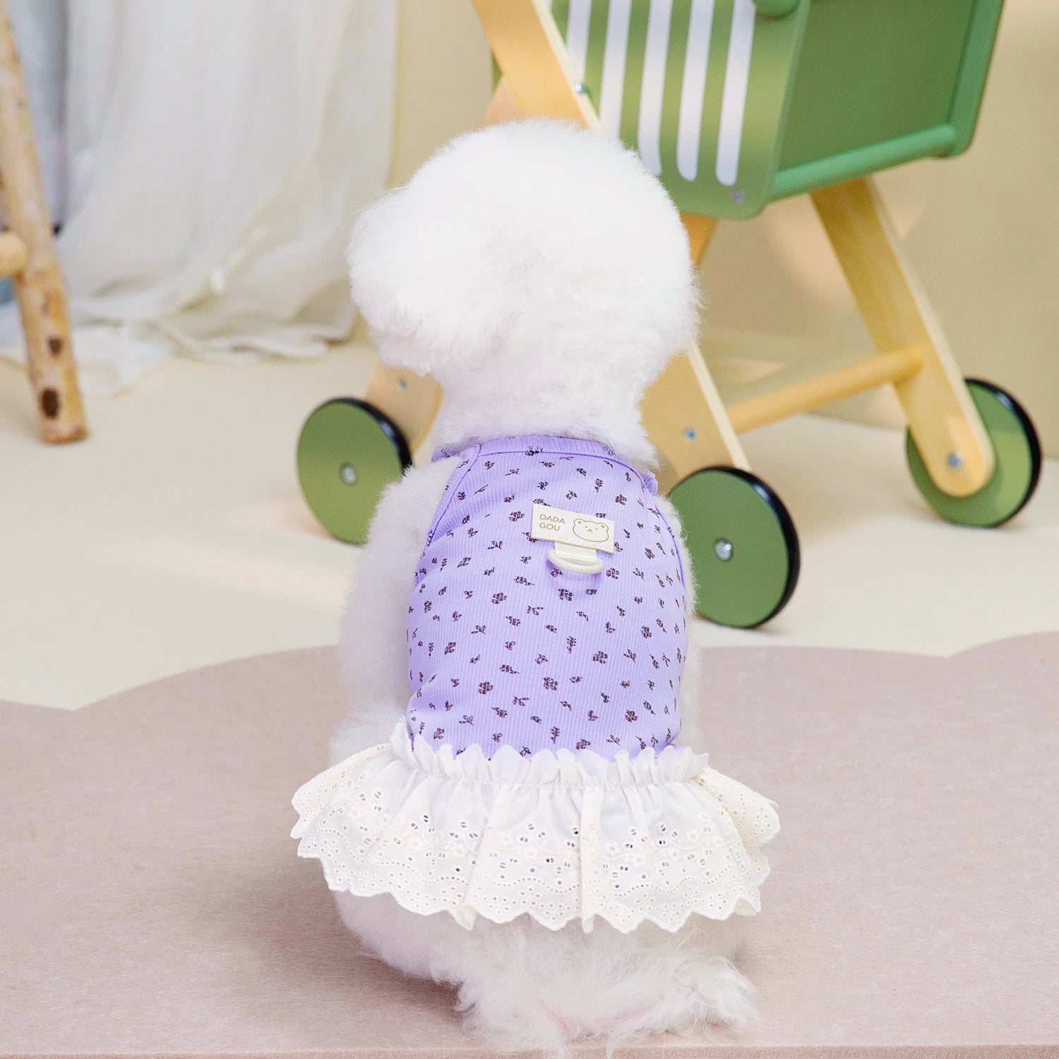 Floral Summer Dog Princess Skirt