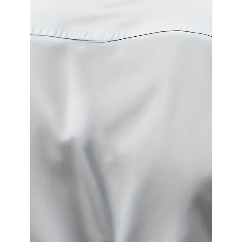 Smart Casual Elastic Shirt Men