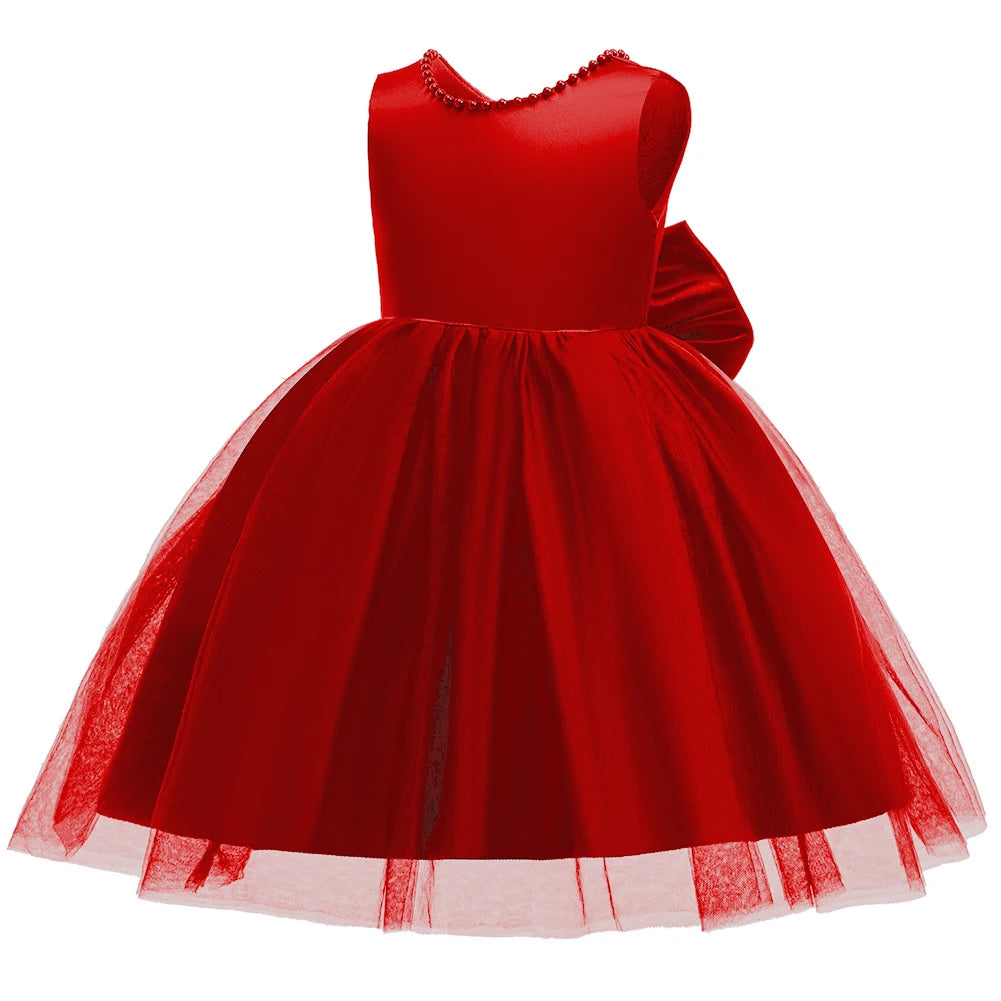 Elegant Bow Princess Party Dress