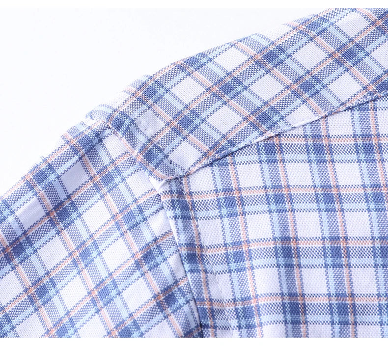 Premium Cotton Checkered Slim Shirt