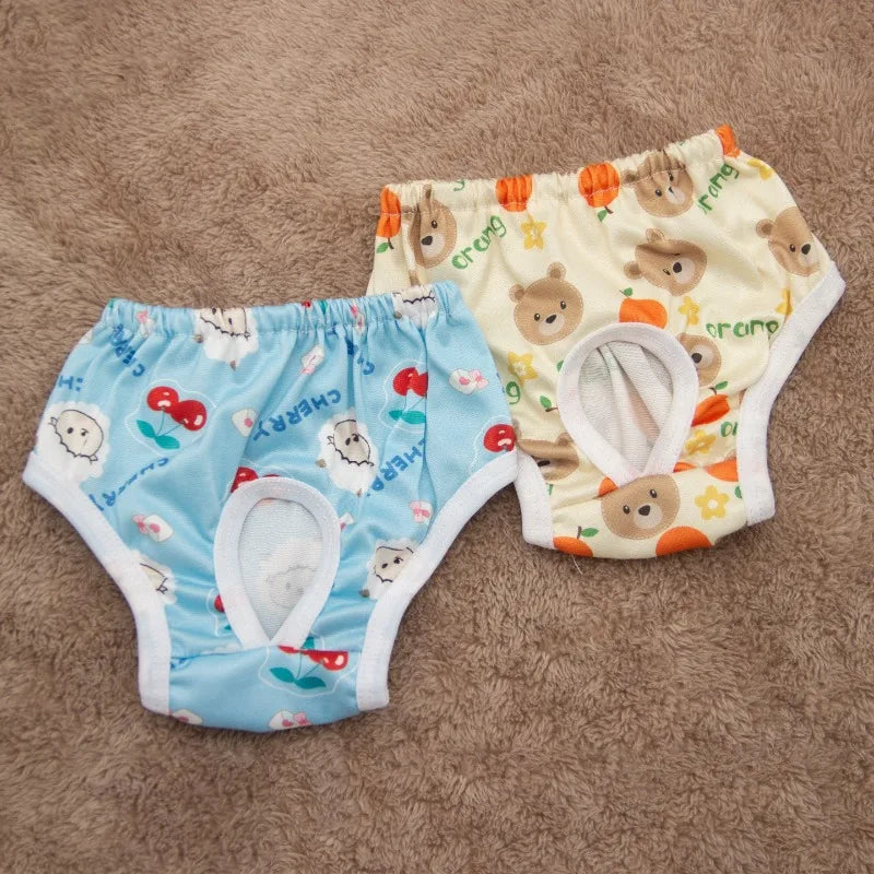 Pet Safety Pants Dog Physiological Pants Puppy Menstrual Sanitary Pants Aunt Pants Anti-harassment Printed Cute Underwear