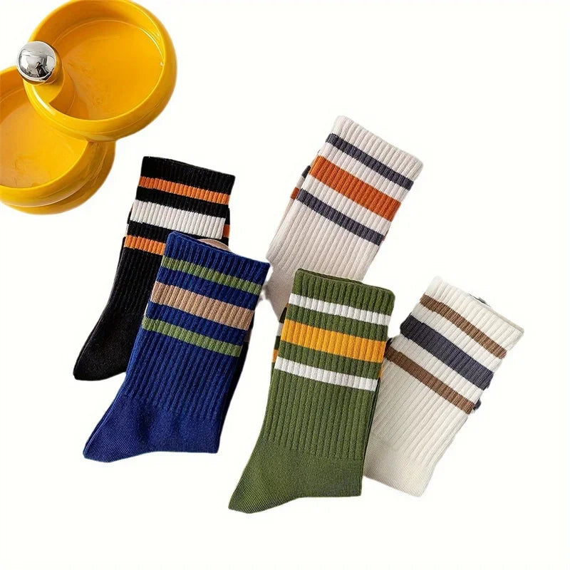 Striped Casual Men Sock Pack