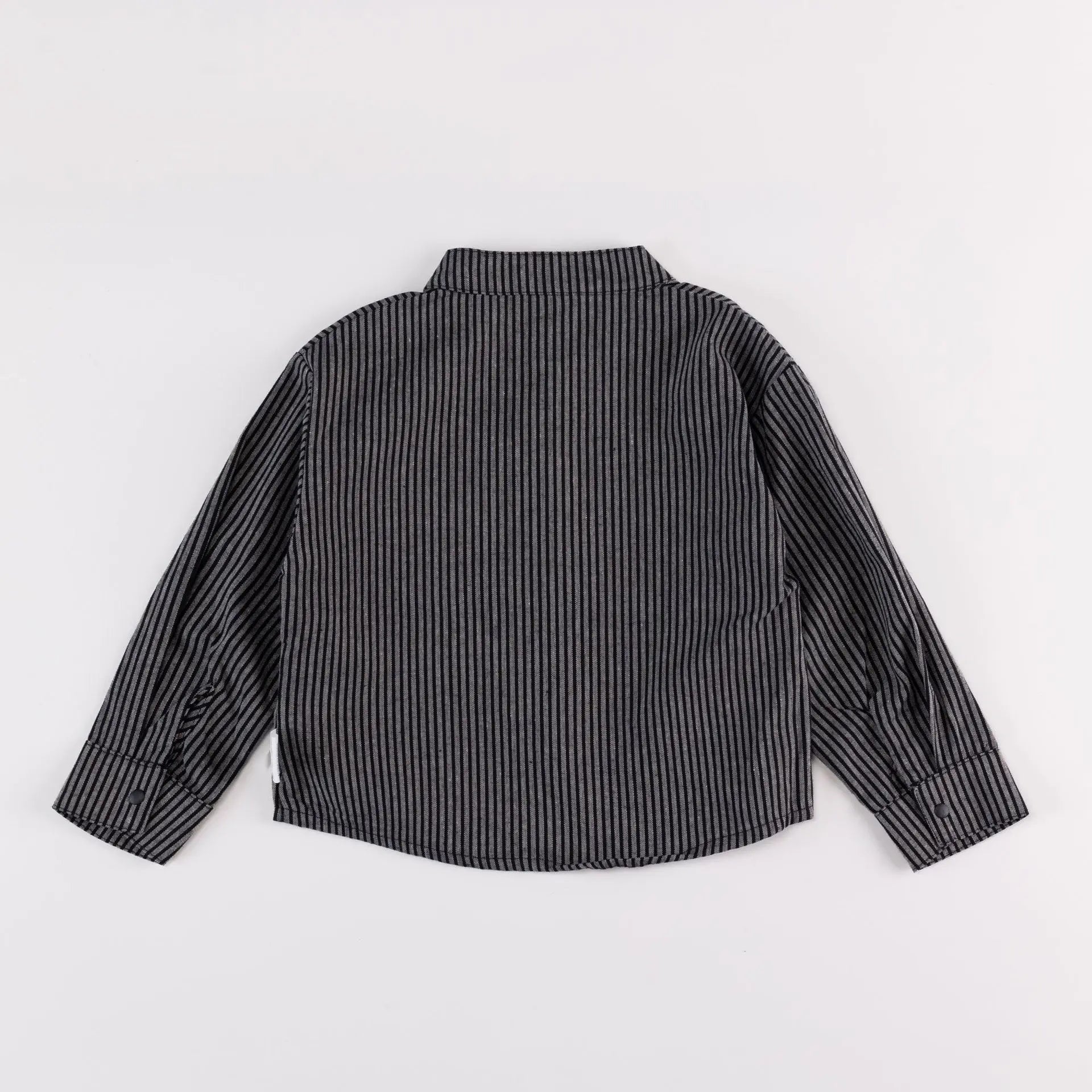 Striped Pocket Baby Long Shirt