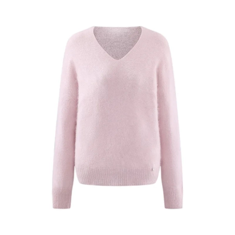 Elegant Wool Knit Skirt Set