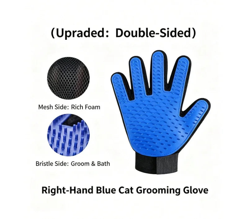 2-in-1 Deshedding Glove Bath Set