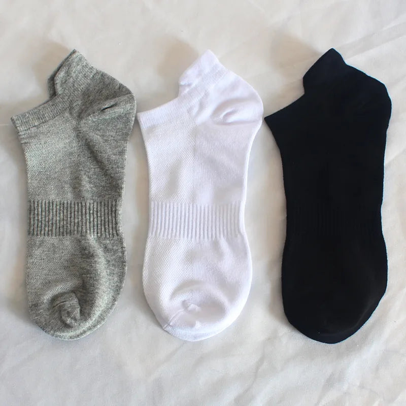 Breathable Cotton Low Tube Socks