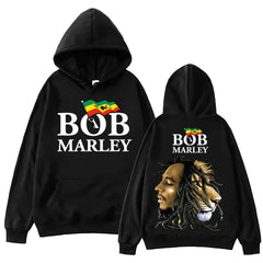 Bob Marley Hoodie Harajuku Hip Hop Pullover Tops Sweatshirt Gift