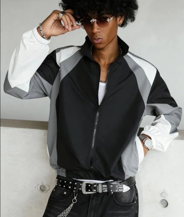 Lightweight Color Block Jacket