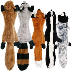 Stuffingless Crinkle Squeaker Dog Toy