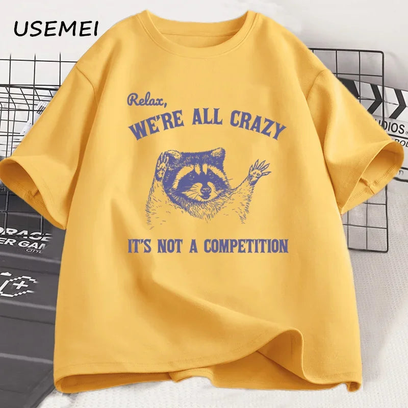 Relax Crazy Graphic Tee Men