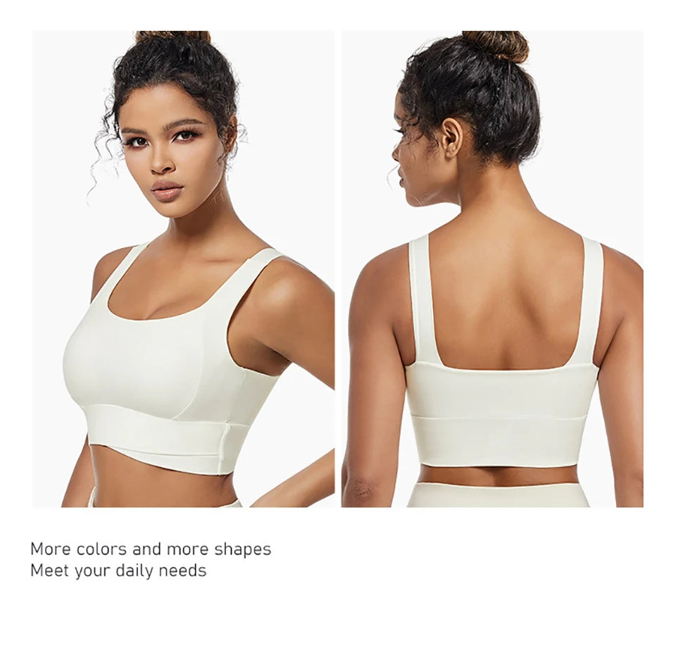 High Impact Sports Bras for Women High Support Padded Sports Bra Workout Fitness Crop Top for Women Racerback Bra for Yoga