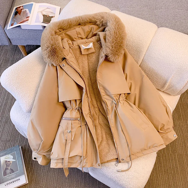 Fleece Lined Hooded Winter Puffer