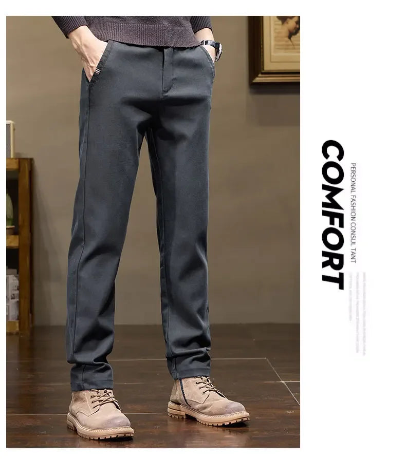 Winter Fleece Smart Casual Trousers