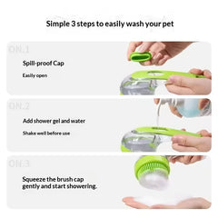 Easy Foaming Pet Bath Brush