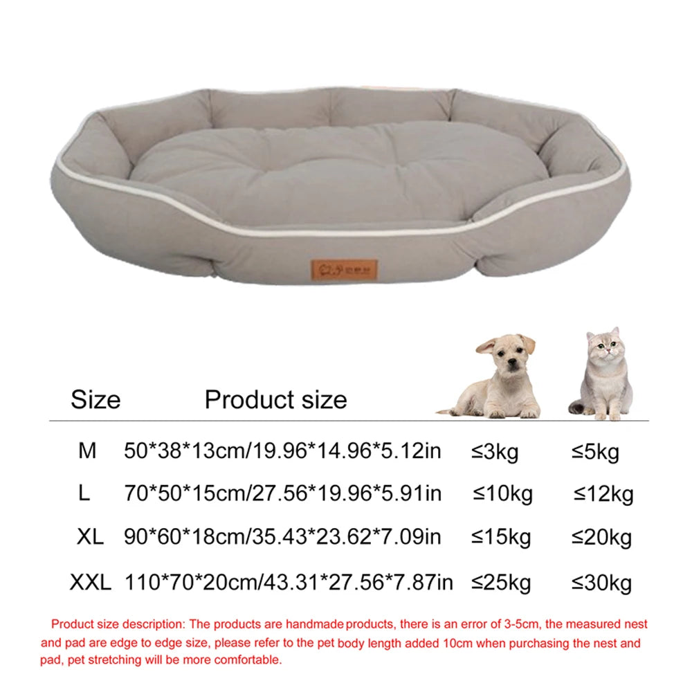 Bite-Resistant Four Season Square Bed