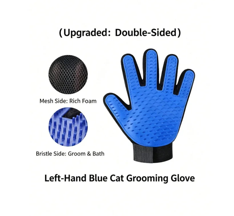 2-in-1 Deshedding Glove Bath Set