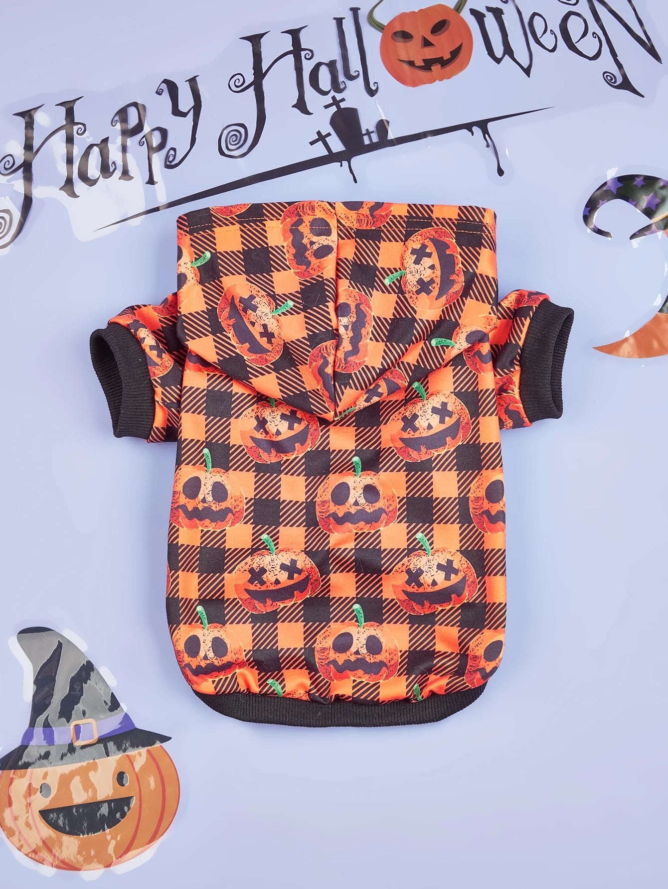 Halloween Print Pet Hoodie Sweatshirt