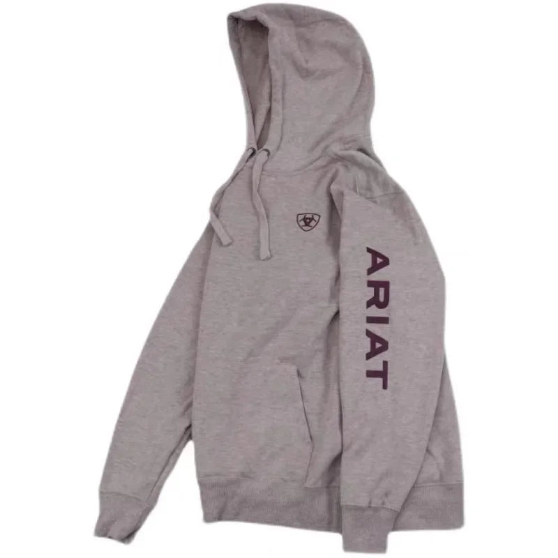 Men's Crew Neck Hoodie Printed Hoodie Trendy Sportswear Outdoor Sports Cotton Top Autumn and Winter Streetwear
