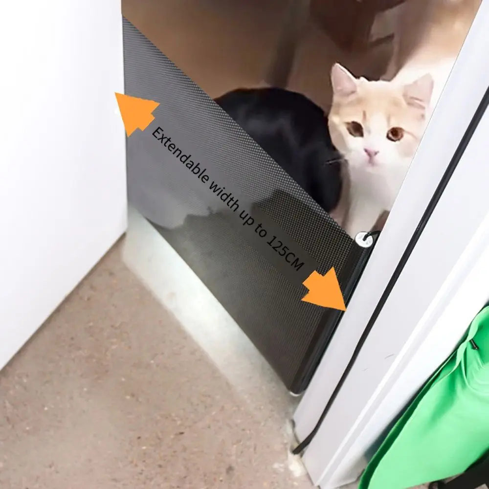 Pet Accessories Guard Retractable Fence Gate Barrier Folding Pet Network Fence Universal with Hook Baby Safe Guard Door Bedroom