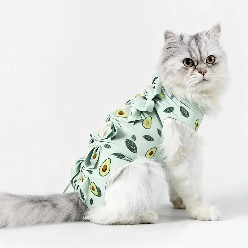 Pet Neutering Suit Cat Postoperative Recovery Clothes Anti-Licking Adjustable Wound Protective Clothing Pet Supplies