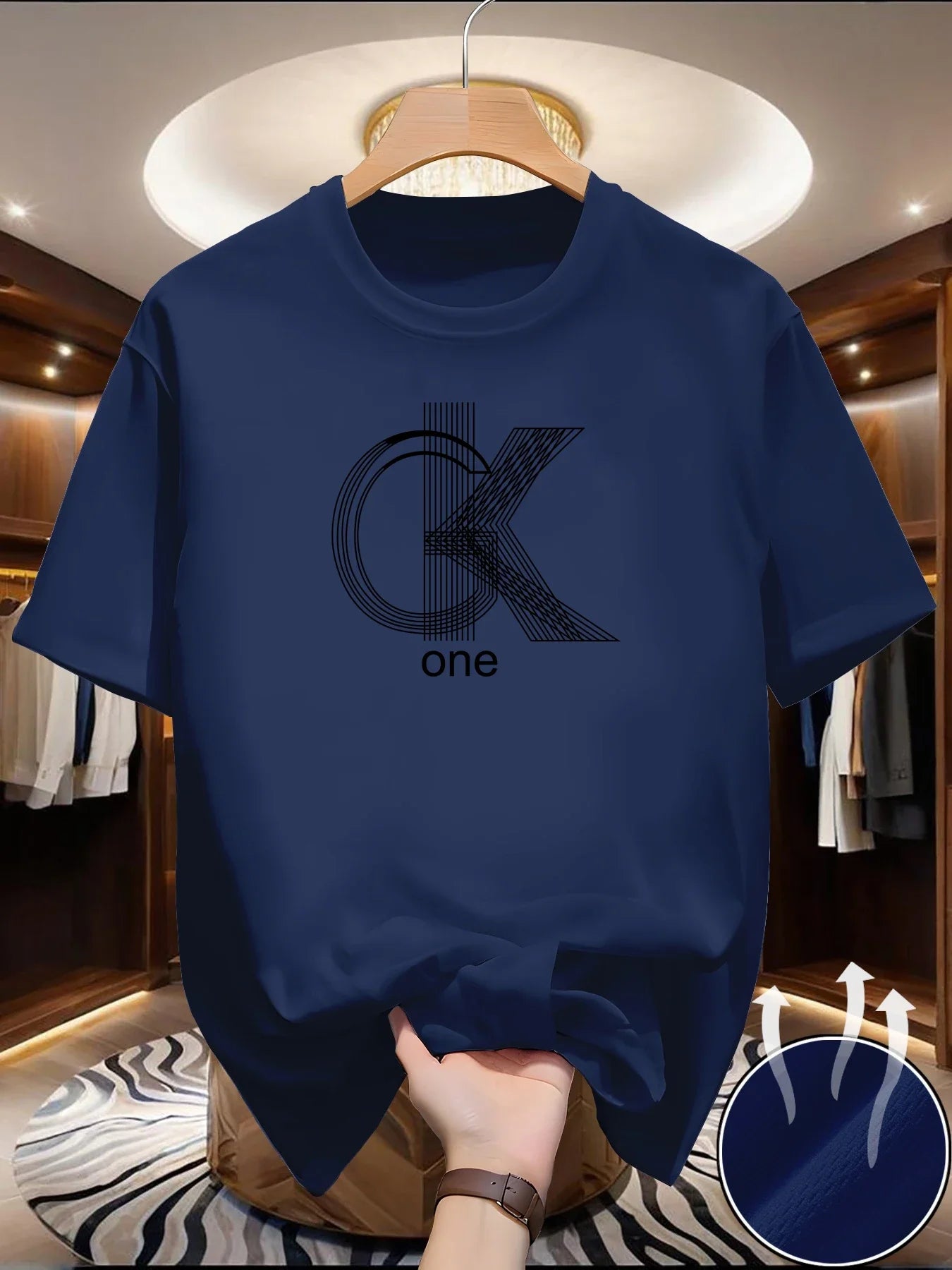 2026 Men's Graphic T Shirts Casual Crew Neck Short Sleeves Summer Essential Fashionable Prints Comfortable Basic Tees for Daily