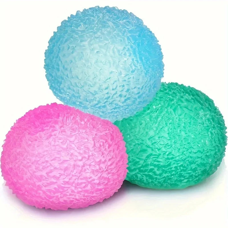 Multicolor Texture Ice Ball Squeeze