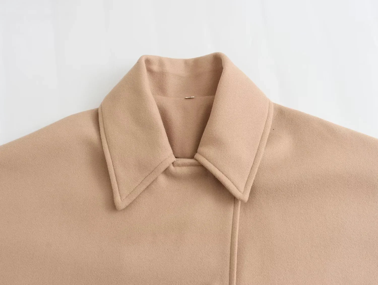 HXAO Woman Winter Coats Faux Wool Coats And Mixtures Oversized Long Coat Women Autumn Long Sleeve Solid Coats Casual Warm Parkas