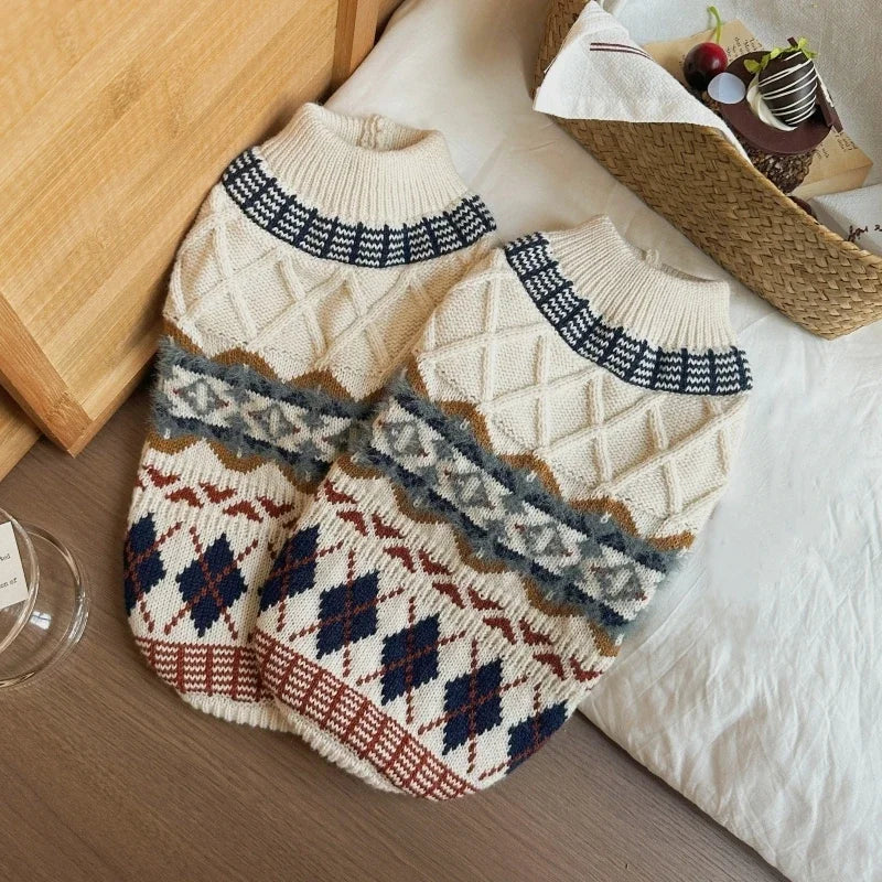 Dog Clothes Pet Sweater Knitted Pullovers Sweaters for Small Medium Dogs Chihuahua Puppy Pet Sweater Yorkshire Pure Dog Sweaters