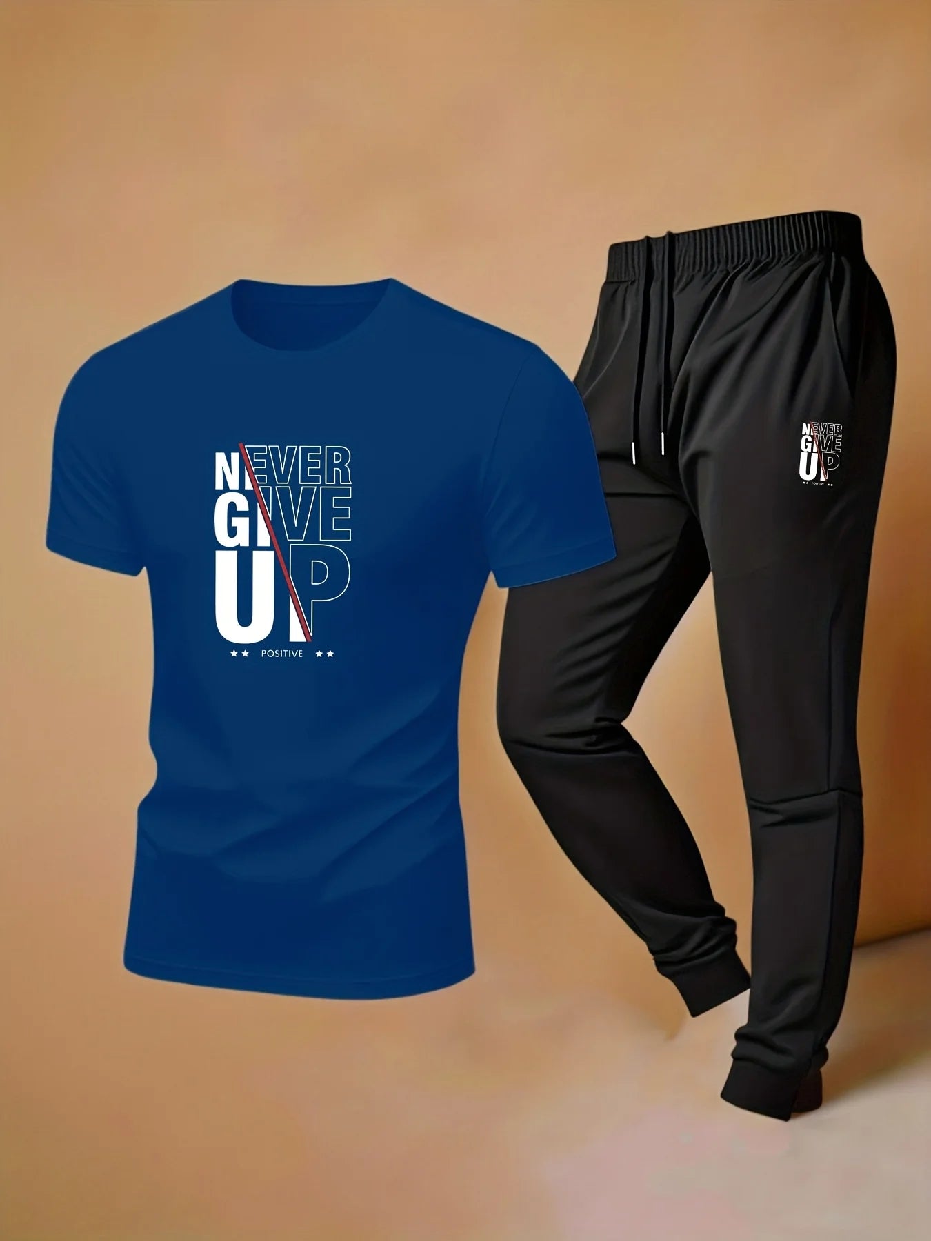 Casual Sportswear Two Piece Set