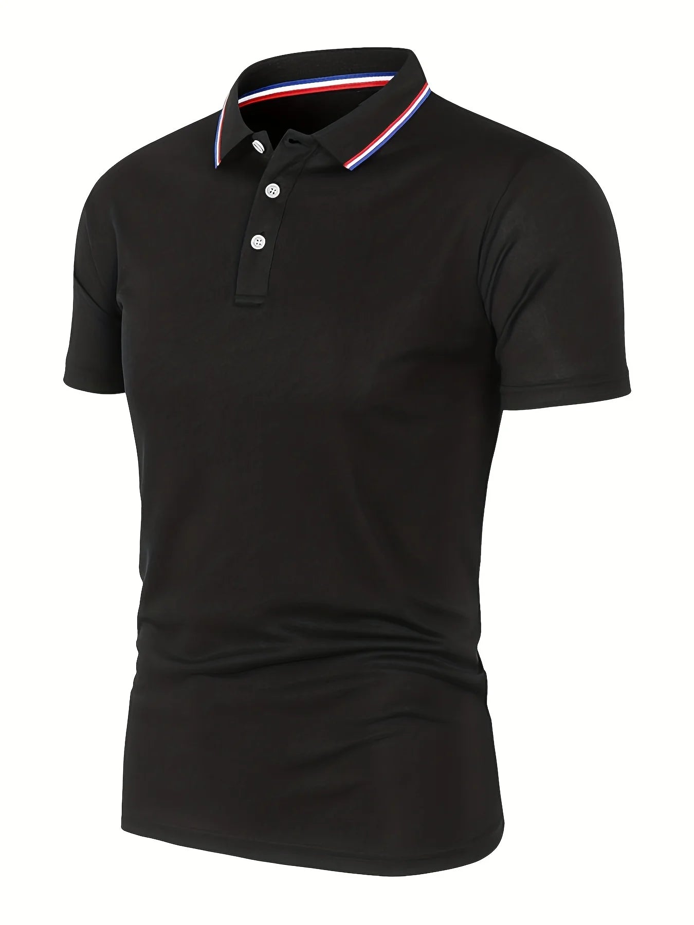 2025 Hot Sale Men's Summer Casual Breathable Comfortable Polo Shirt Men's Solid Color High Quality Short Sleeve T-Shirt