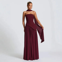 Chiffon Lace Ethereal Evening Gown