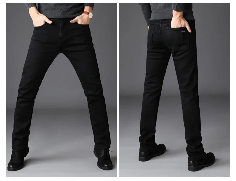 Classic Slim Stretch Denim Jeans
