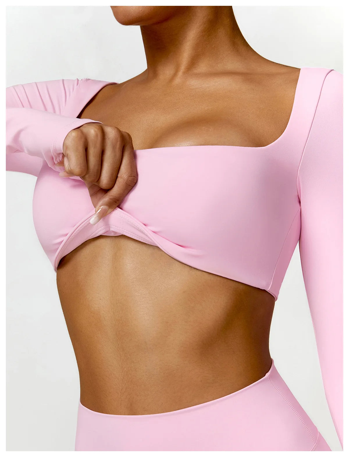 Summer 2PCS Yoga Suit Sports Set Women Quick-Dry Gym Set Women Tracksuit Running Workout Long Sleeve Sports Shirt Yoga Clothing