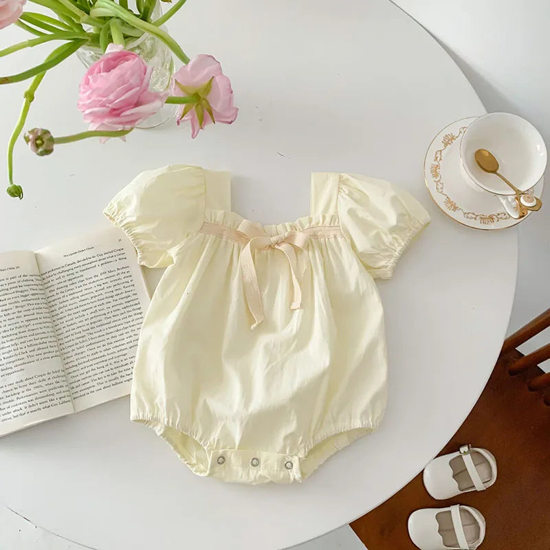 Floral Summer Baby Girl Romper