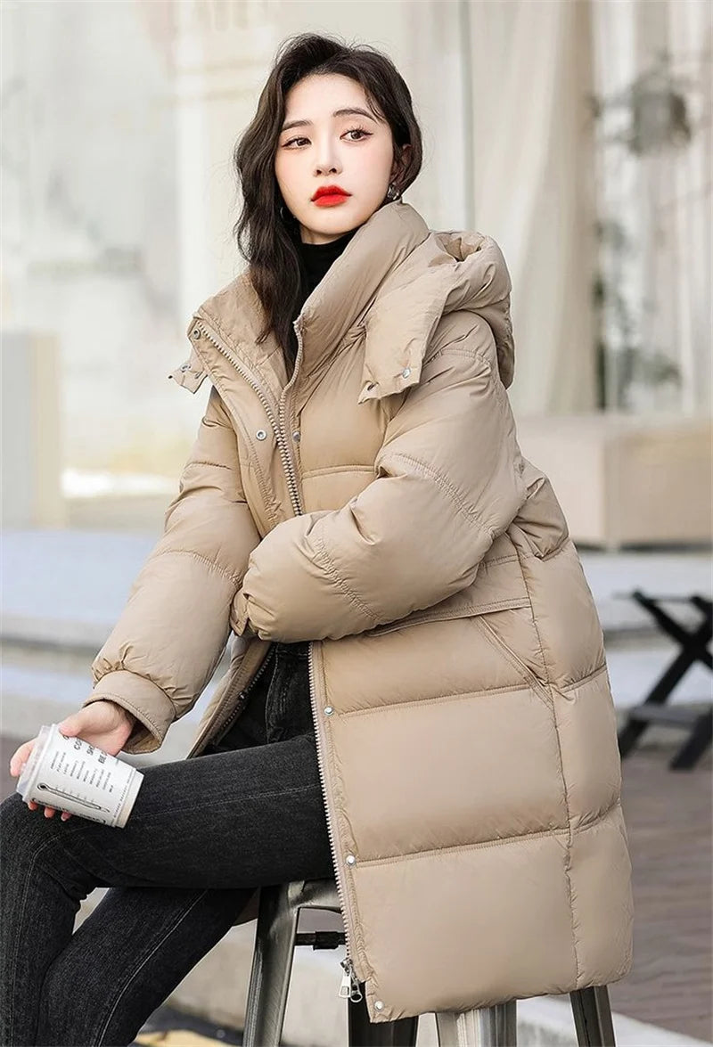 Warm Hooded Winter Padded Jacket